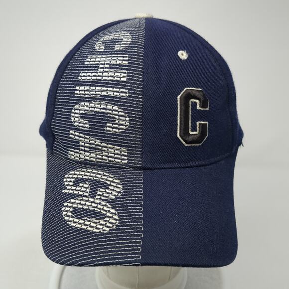 Chicago Strapback Baseball Cap Blue One Size Adjustable Embroidered Sam's Cap - Picture 2 of 9